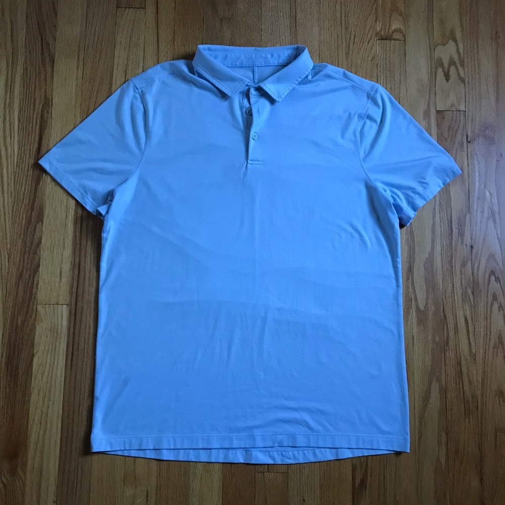 lululemon Evolution Polo Light Blue XL